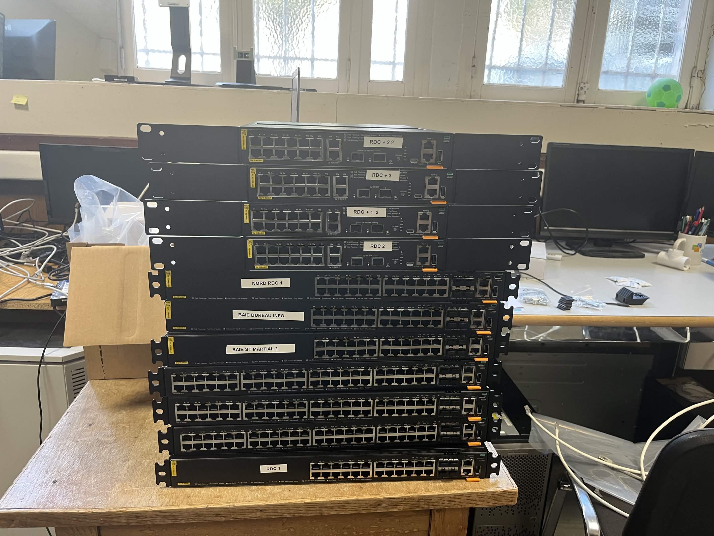 Installation Switchs Aruba